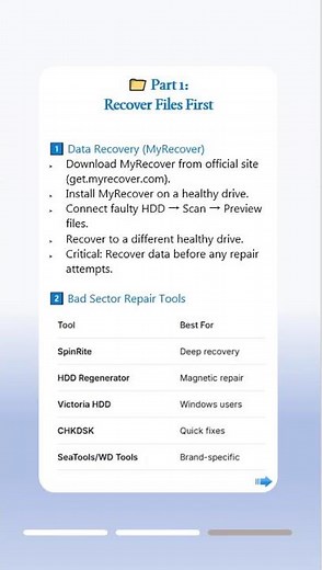 Best HDD Bad Sector Repair Tools (Step-by-Step Fixes & Recover Data Fast)#hhd #driverepairservices