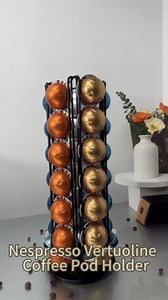 Vertuo Pod Holder for Nespresso, 35-Capsule 360° Spinning Carousel