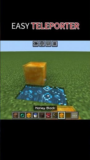 EASY TELEPORTER IN MINECRAFT #minecraft #gaming
