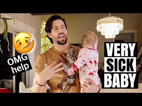 Very Sick Baby. Wren Has High Fever and Throwing Up. Taking Her to the Doctors