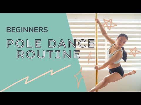 1 Minute EASY Pole Dance Routine for BEGINNERS | Pole dance choreography