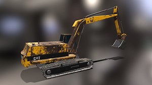 Caterpillar Excavator - 3D model by Digital BIM Solutions (@digitalbimsolutions)