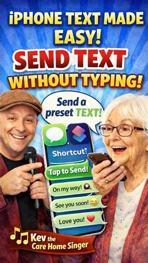 ⭐ “Send a Text Without Typing! (Easy iPhone Trick)”