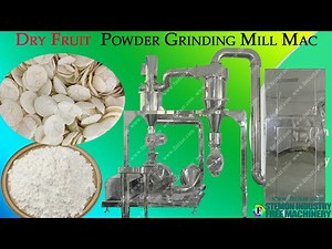 Dry fruit powder grinder machine for grinding dehydrated banana┃Pulverizer mill for size reduction