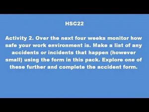 (QCF) NVQ Level 2 Health & Social Care Unit 22 Answers