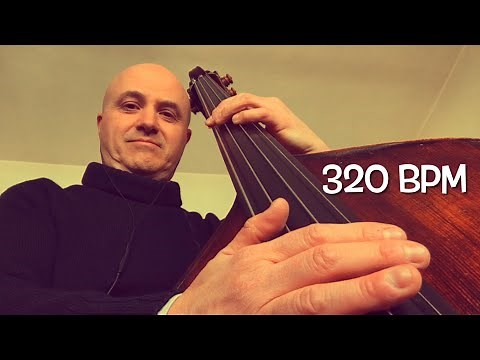 Giant Steps 120 - 320 bpm progression Bass Line Play Along Backing Track