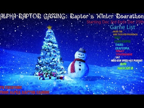 Winter Roarathon Begins playing craftopia