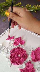 One of my favorites clay mural🩷#clay #diydecor #walldecorart #clayart #mouldit #moulditclay #homedecor | craftycharu