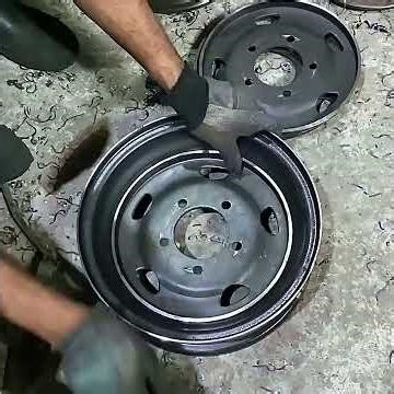 How It’s Made: A Small Vehicle Rim from a Flat Steel Sheet (Step-by-Step)