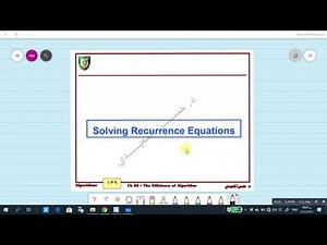 Algorithms - Lecture02- Part1-Master Method