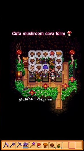 Another mushroom cave farm 🍄 #stardewvalley #letsplaystardewvalley #스타듀밸리 #StardewValley #stardew