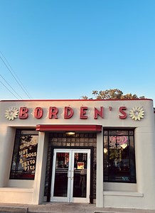 If you find yourself downtown, don't miss the opportunity to experience the magic of Bordens Ice Cream Shop!🍦 Borden's proudly stands as the last remaining Borden's Ice Cream Shoppe in the world! It's much more than an ice cream parlor –– it's a living testament to the power of tradition, community, and the joy that can be found in a single scoop of ice cream. 🤍 #downtownfooddistrict #downtownlafayette | Downtown Lafayette