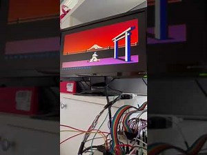 Neo6502 running Apple ][ emulator and Karateka