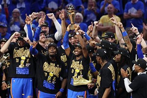 Thunder win first NBA title since relocating to OKC, hold off Pacers in Game 7