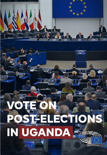 Parliament strongly condemns how Ugandan elections on 15 January 2026 were carried out, marred by abuses, widespread intimidation, fraud, violence and a nationwide internet blackout. In a resolution, members have urged the Ugandan authorities to undertake comprehensive electoral and institutional reforms and refrain from further internet restrictions. Learn more on the Parliament's website at the link in bio