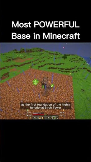 Most POWERFUL BASE in Minecraft 💀 #honesthardcore #survivalseries #funnymoments