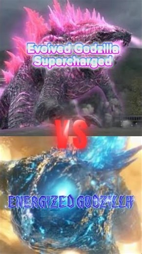 Evolved Godzilla vs Energized Godzilla