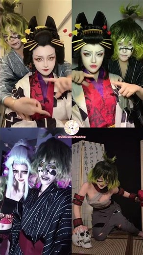 Daki & Gyutaro Cosplay 💀 堕姫と妓夫太郎の華麗なコスプレ