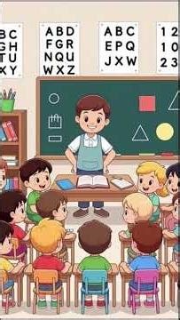 My First Day at School 🎶 | Kids Cartoon Song | Back to School Animation