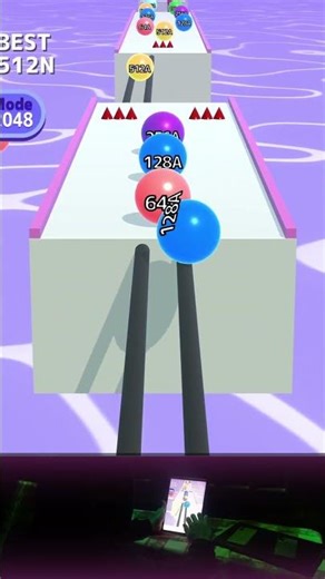 Ball Run 2048 ♾️ INFINITY | High Score Game !!! | Part #337 | EAQ Gaming #games #shortsfeed