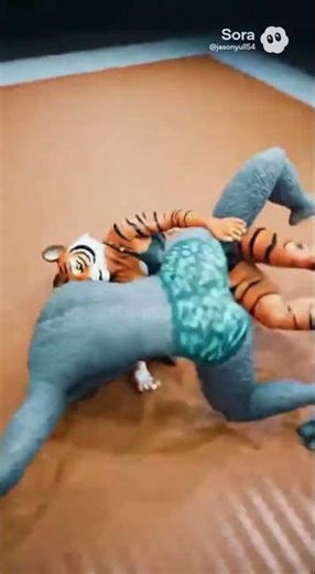 Mixed Oil Wrestling Match 16