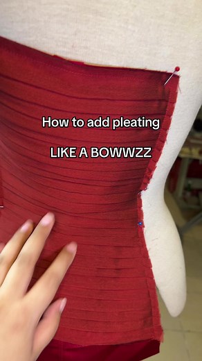 How to Add Pleats to Your Dress Bodice