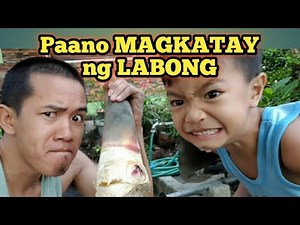 Paano magkatay ng LABONG , BAMBOO SHOOT, how to clean prepare Bamboo shoot for cooking