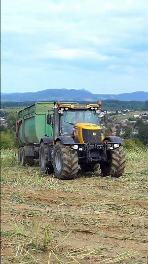 JCB Fastrac 3230 + Pronar T 700 #agriculture #tractor #jcb