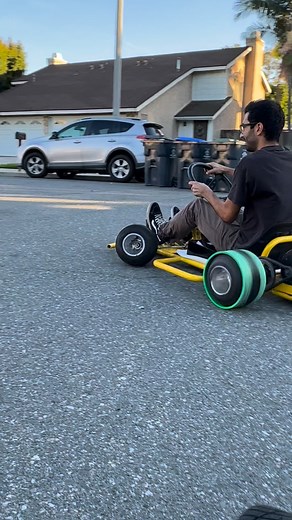 The Drift kart in action with the @goldenmotor.bike 5kw motor and ez control! Use code HIGHVOLTFAB for 5% off your order at golden motors website! Shout out to @protongokarts for recording! | Highvoltfab