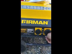 Review of Firman 3650W Generator