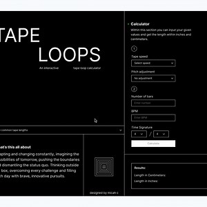 Tape Loop - Calculator