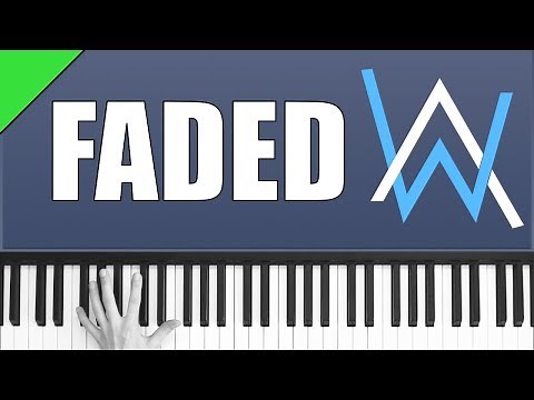 Faded - Alan Walker - Piano Tutorial