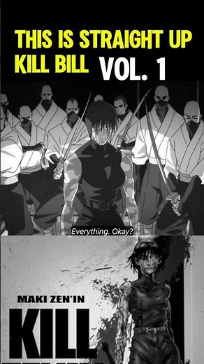 Maki Zenin Just Turned JJK Into Kill Bill #JujutsuKaisen#JJK#MakiZenin#JJKSeason3#AnimeShorts