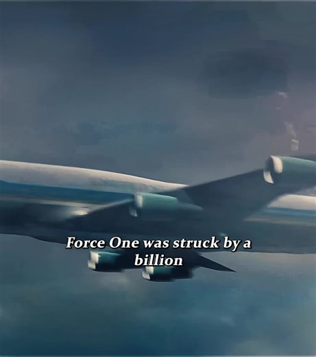 Air Force One was struck by lightning while in flight.#tiktok #fyp #moive