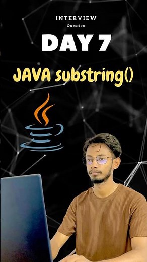 How To Use substring() Method in Java | Java String Methods for Beginners #javaforbeginners #shorts