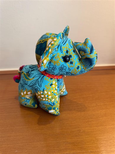 Light Blue Elephant Plush Toy, Thai Home Decor (6 Inches) ñ34 - Etsy