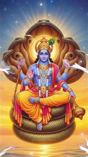 Narayan Narayan 🙏🪷 | Vishnu Bhagwan Ki Kripa ✨ | Bhakti Vibes #shorts