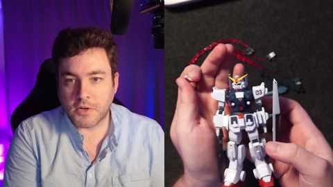 Model kit vs action figure [Gundam Blue Destiny Unit 3]