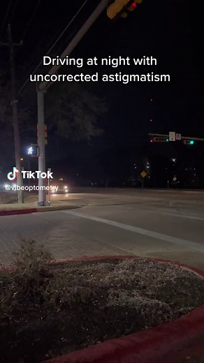 Night Driving with Uncorrected Astigmatism
