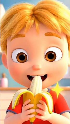 Magic Banana Jump 🍌⚡ Strong Muscles for Kids | Cute 3D Animation