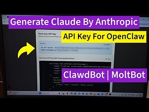 OpenClaw | How to Generate Claude By Anthropic API Key | Clawdbot, Moltbot