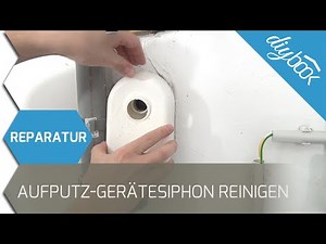 Waschmaschinen Siphon reinigen