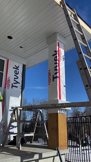 So many people messaged me today asking how I did the column in my stories without any fasteners showing. Here is a quick video showing the general idea. I came up with this on my own through trial and error and first did it on my own house 17 years ago. It’s fairly simple, but a bit tricky to figure out the bends on the brake (I’ll make a video on that sometime). The corner pieces I’m spreading out a little bit as I accidentally over bent them in the shop. Having it spread out keeps pressure so