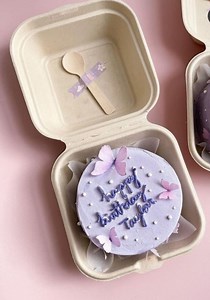 Mini Cake Birthday Gift Box Set W/wooden Spoon Dessert Favor Catering Party Wedding Bridal Shower Cake Box Treats Food Favor Vintage Cake - Etsy