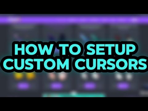 How To Setup Custom Cursors | Tutorial