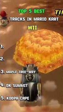 Best Tracks In Mario Kart Wii #shorts