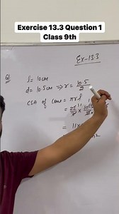 Exercise 13.3 Question 1 Class 9th