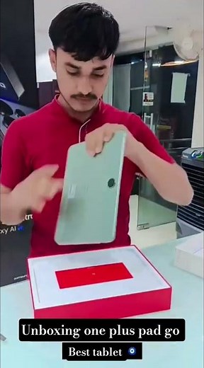 unboxing video of one plus pad go #shorts #oneplus #unboxing