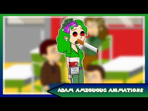 Greania Smocks Cigarette While In School And Gets Grounded