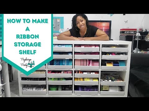 How To Make A Ribbon Storage Solution For A Craft Room